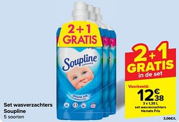 Promotions Set wasverzachters hemels fris - Soupline - Valide de 08/05/2024 à 21/05/2024 chez Carrefour