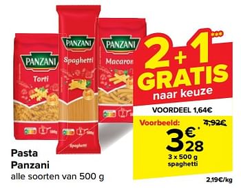 Promotions Spaghetti - Panzani - Valide de 08/05/2024 à 21/05/2024 chez Carrefour