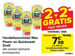 Handafwasmiddel max power lemon