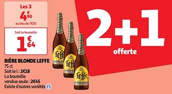 Promoties Bière blonde leffe - Leffe - Geldig van 07/05/2024 tot 13/05/2024 bij Auchan