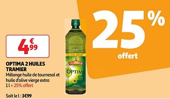 Promoties Optima 2 huiles tramier - Tramier - Geldig van 07/05/2024 tot 13/05/2024 bij Auchan