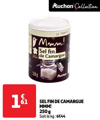 Promoties Sel fin de camargue mmm! - Huismerk - Auchan - Geldig van 07/05/2024 tot 13/05/2024 bij Auchan
