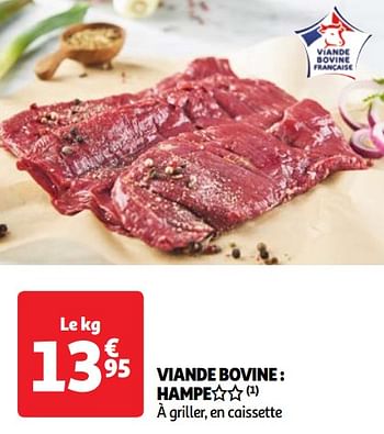 Promotions Viande bovine hampe - Produit Maison - Auchan Ronq - Valide de 07/05/2024 à 13/05/2024 chez Auchan Ronq