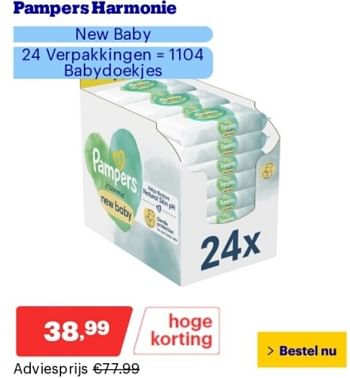 Promotions Pampers harmonie new baby - Pampers - Valide de 06/05/2024 à 12/05/2024 chez Bol.com