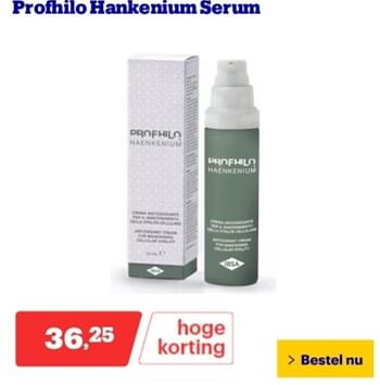 Promoties Profhilo hankenium serum - Profhilo - Geldig van 06/05/2024 tot 12/05/2024 bij Bol.com