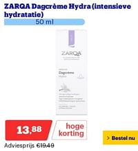 Zarqa dagcréme hydra intensieve hydratatie-Zarqa