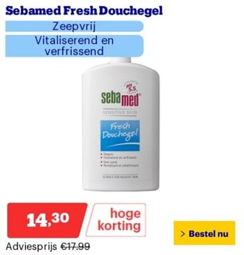 Promoties Sebamed fresh douchegel zeepvrij vitaliserend en verfrissend - Sebamed - Geldig van 06/05/2024 tot 12/05/2024 bij Bol.com