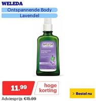 Promoties Weleda ontspannende body lavendel - Weleda - Geldig van 06/05/2024 tot 12/05/2024 bij Bol.com