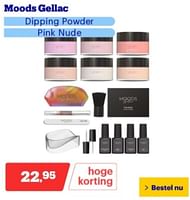 Promoties Moods gellac dipping powder pink nude - Moods - Geldig van 06/05/2024 tot 12/05/2024 bij Bol.com