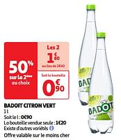 Promoties Badoit citron vert - Badoit - Geldig van 07/05/2024 tot 13/05/2024 bij Auchan