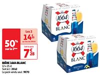 Promoties Bière 1664 blanc - Kronenbourg - Geldig van 07/05/2024 tot 13/05/2024 bij Auchan