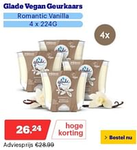 Glade vegan geurkaars romantic vanilla-Glade