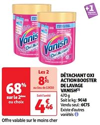 Détachant oxi action booster de lavage vanish-Vanish