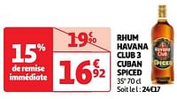 Rhum havana club 3 cuban spiced-Havana club