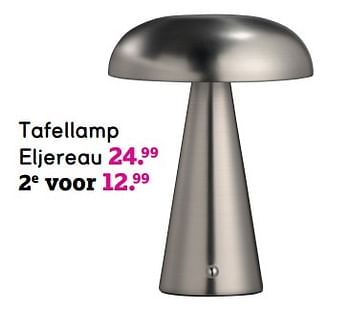 Promotions Tafellamp eljereau - Produit maison - Leen Bakker - Valide de 06/05/2024 à 12/05/2024 chez Leen Bakker