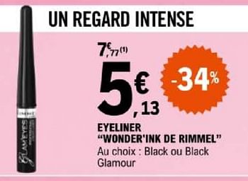 Promotions Eyeliner wonder ink de rimmel - Rimmel - Valide de 07/05/2024 à 18/05/2024 chez E.Leclerc