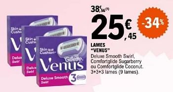 Promotions Lames venus - Gillette - Valide de 07/05/2024 à 18/05/2024 chez E.Leclerc