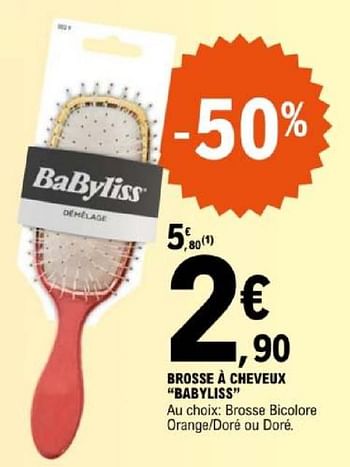 Promotions Brosse à cheveux babyliss - Babyliss - Valide de 07/05/2024 à 18/05/2024 chez E.Leclerc