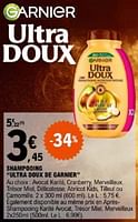 Promotions Shampooing ultra doux de garnier - Garnier - Valide de 07/05/2024 à 18/05/2024 chez E.Leclerc