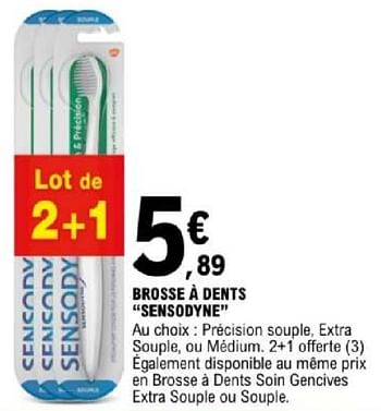 Promotions Brosse à dents sensodyne - Sensodyne - Valide de 07/05/2024 à 18/05/2024 chez E.Leclerc