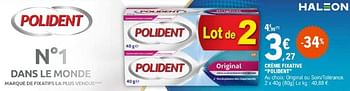 Promotions Crème fixative polident - Polident - Valide de 07/05/2024 à 18/05/2024 chez E.Leclerc