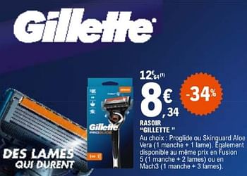 Promotions Rasoir gillette - Gillette - Valide de 07/05/2024 à 18/05/2024 chez E.Leclerc