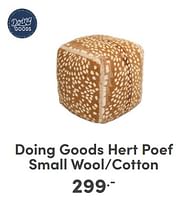 Promoties Doing goods hert poef small wool-cotton - Doing Goods - Geldig van 07/05/2024 tot 18/05/2024 bij Baby & Tiener Megastore