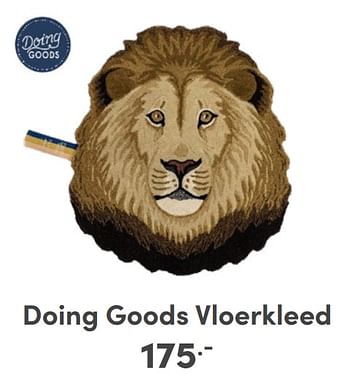 Promotions Doing goods vloerkleed - Doing Goods - Valide de 07/05/2024 à 18/05/2024 chez Baby & Tiener Megastore