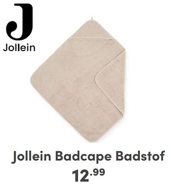 Promoties Jollein badcape badstof - Jollein - Geldig van 07/05/2024 tot 18/05/2024 bij Baby & Tiener Megastore