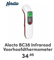 Promoties Alecto bc38 infrarood voorhoofdthermometer - Alecto - Geldig van 07/05/2024 tot 18/05/2024 bij Baby & Tiener Megastore