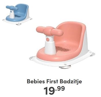 Promotions Bebies first badzitje - bebiesfirst - Valide de 07/05/2024 à 18/05/2024 chez Baby & Tiener Megastore
