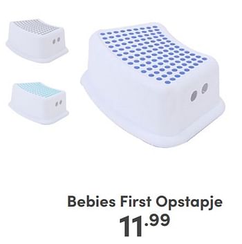 Promoties Bebies first opstapje - bebiesfirst - Geldig van 07/05/2024 tot 18/05/2024 bij Baby & Tiener Megastore