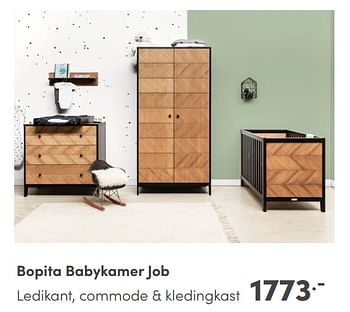 Promoties Bopita babykamer job - Bopita - Geldig van 07/05/2024 tot 18/05/2024 bij Baby & Tiener Megastore