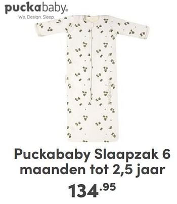 Promoties Puckababy slaapzak - Puckababy - Geldig van 07/05/2024 tot 18/05/2024 bij Baby & Tiener Megastore