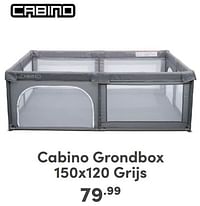 Cabino grondbox grijs-Cabino