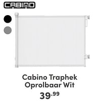 Promoties Cabino traphek oprolbaar wit - Cabino - Geldig van 07/05/2024 tot 18/05/2024 bij Baby & Tiener Megastore