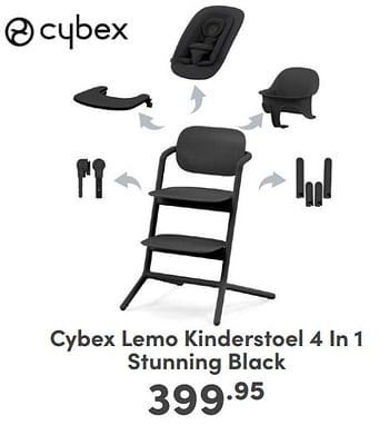 Promotions Cybex lemo kinderstoel 4 in 1 stunning black - Cybex - Valide de 07/05/2024 à 18/05/2024 chez Baby & Tiener Megastore