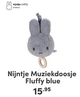 Promoties Nijntje muziekdoosje fluffy blue - Nijntje - Geldig van 07/05/2024 tot 18/05/2024 bij Baby & Tiener Megastore