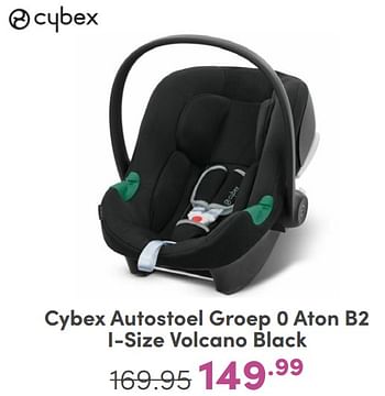 Promoties Cybex autostoel groep 0 aton b2 size volcano black - Cybex - Geldig van 07/05/2024 tot 18/05/2024 bij Baby & Tiener Megastore
