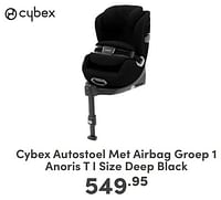Cybex autostoel met airbag groep 1 anoris t size deep black-Cybex