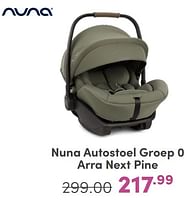 Promoties Nuna autostoel groep 0 arra next pine - Nuna - Geldig van 07/05/2024 tot 18/05/2024 bij Baby & Tiener Megastore