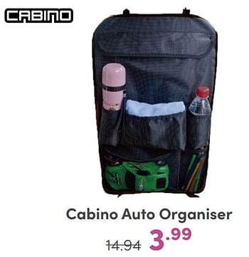 Promoties Cabino auto organiser - Cabino - Geldig van 07/05/2024 tot 18/05/2024 bij Baby & Tiener Megastore