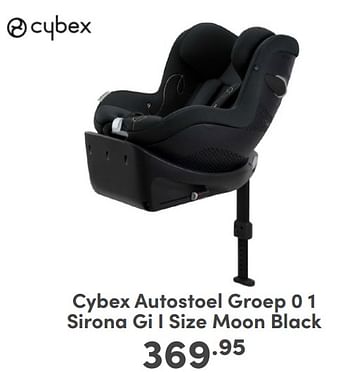 Promoties Cybex autostoel groep 0 1 sirona gi size moon black - Cybex - Geldig van 07/05/2024 tot 18/05/2024 bij Baby & Tiener Megastore