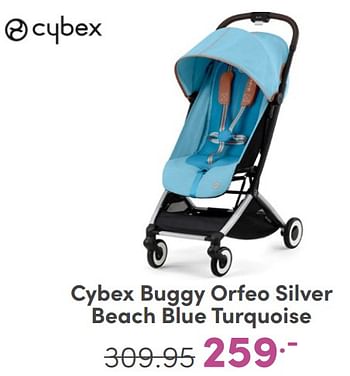 Promotions Cybex buggy orfeo silver beach blue turquoise - Cybex - Valide de 07/05/2024 à 18/05/2024 chez Baby & Tiener Megastore