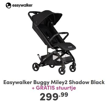 Promoties Easywalker buggy miley2 shadow black - Easywalker - Geldig van 07/05/2024 tot 18/05/2024 bij Baby & Tiener Megastore