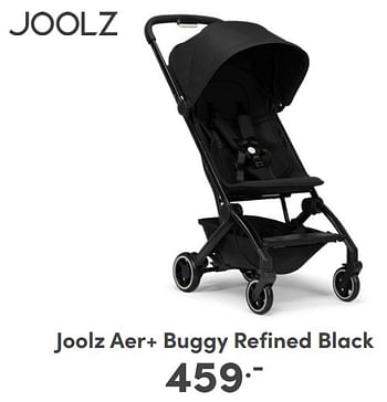 Promotions Joolz aer+ buggy refined black - Joolz - Valide de 07/05/2024 à 18/05/2024 chez Baby & Tiener Megastore