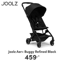 Promoties Joolz aer+ buggy refined black - Joolz - Geldig van 07/05/2024 tot 18/05/2024 bij Baby & Tiener Megastore