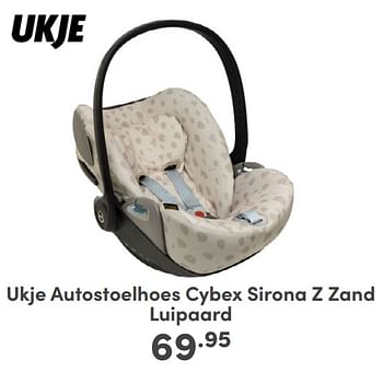 Promotions Ukje autostoelhoes cybex sirona z zand luipaard - Ukje - Valide de 07/05/2024 à 18/05/2024 chez Baby & Tiener Megastore