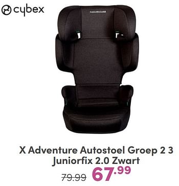 Promoties X adventure autostoel groep 2 3 juniorfix 2.0 zwart - Xadventure - Geldig van 07/05/2024 tot 18/05/2024 bij Baby & Tiener Megastore