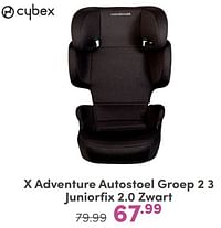 X adventure autostoel groep 2 3 juniorfix 2.0 zwart-Xadventure